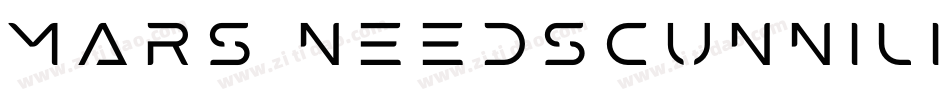 Mars NeedsCunnilingu字体转换